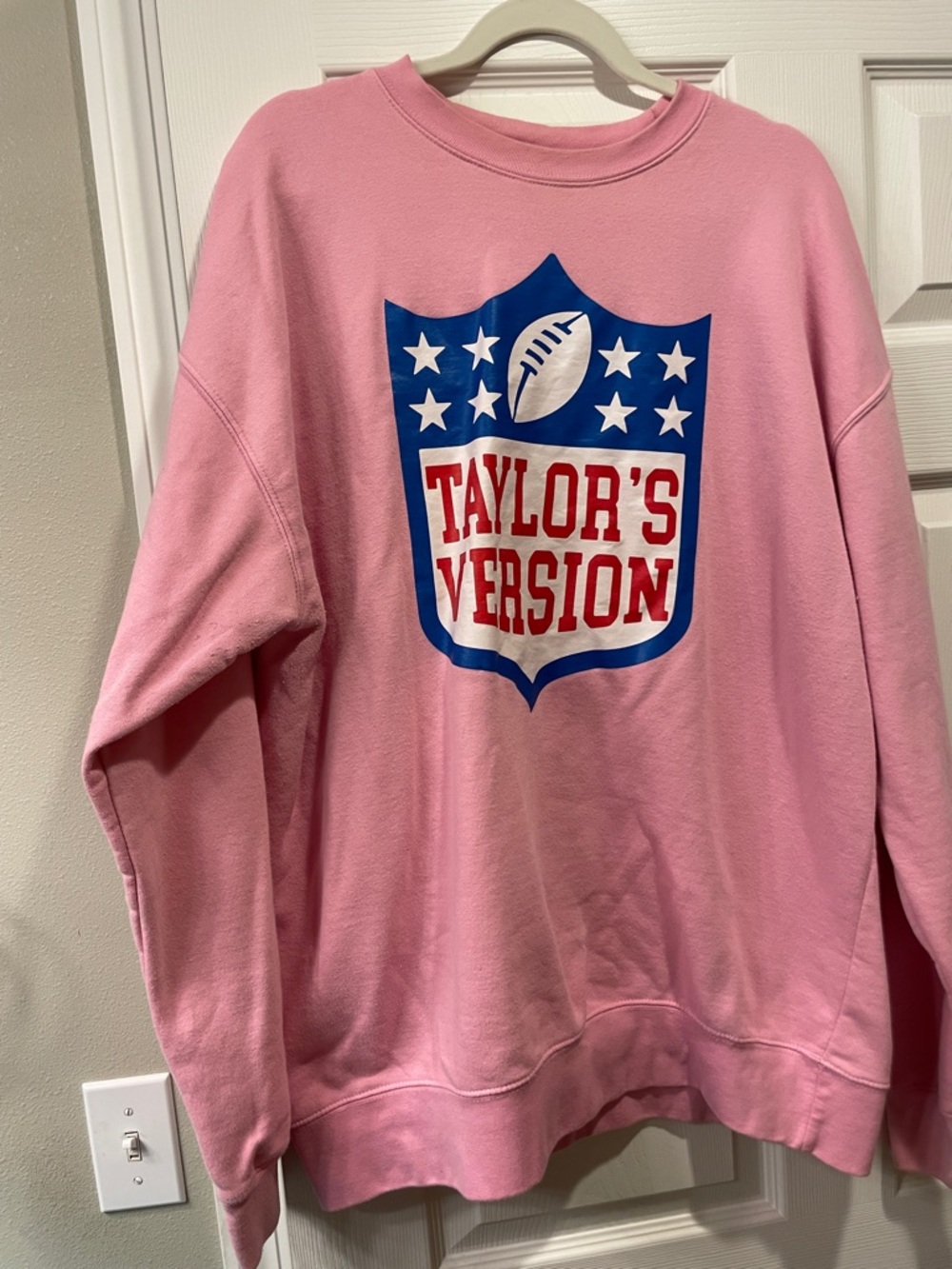 Taylor’s Version NFL Pink Women’s Sweatshirt